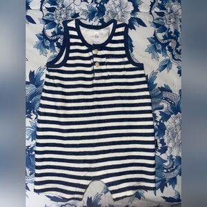 Baby GAP  Striped Shorty One Piece 12-18m
